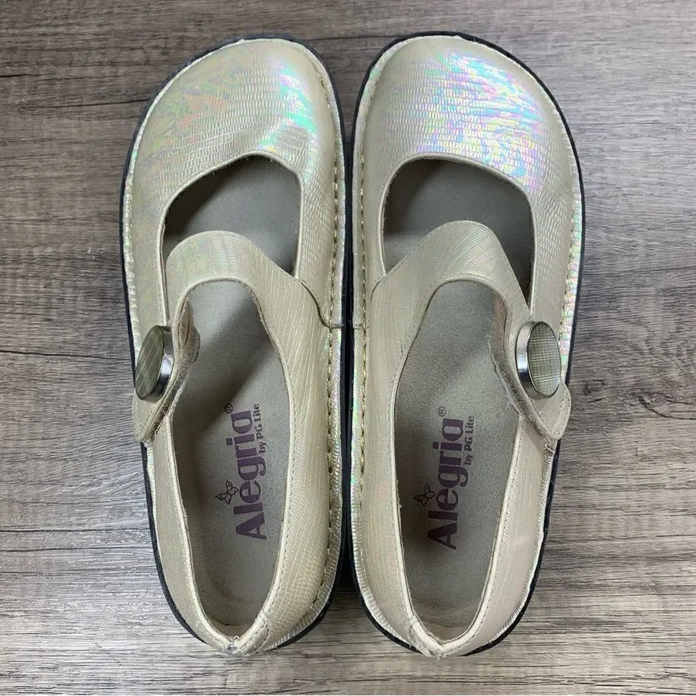 Alegria~Women’s~Palomoa Abalone Mary Jane PAL-243~Size 37/US 7/7.5‎